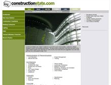 Tablet Screenshot of constructionstate.com